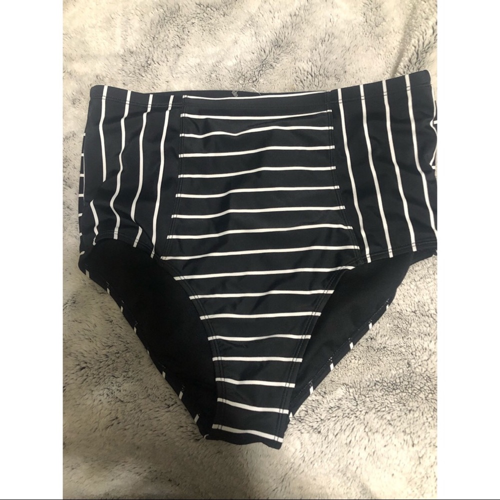 High waisted swim suit bottoms